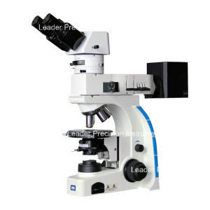 दूरबीन ध्रुवीकरण माइक्रोस्कोप LP-202 निरीक्षण और इस मामले पर शोध करने के लिए जिसमें डोब अपवर्तन विशेषताएं हैं