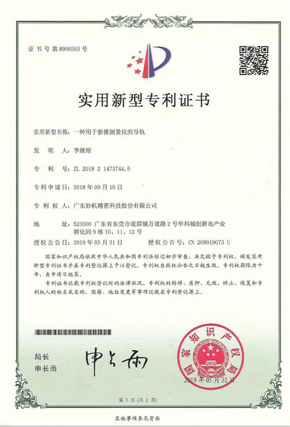 चीन Leader Precision Instrument Co., Ltd प्रमाणपत्र